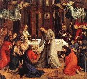 Justus van Gent The Institution of the Eucharist painting
